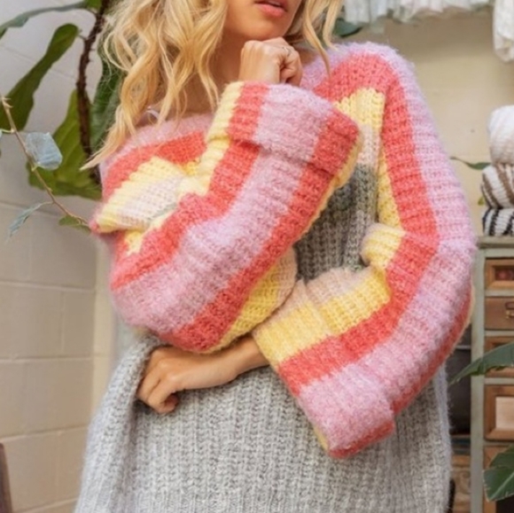 POL Rainbow Cake Sweater - Picture 2 of 8